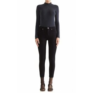 AGOLDE Los Angeles Premium Black Mid Rise Skinny Crop Jeans Women's Size 26‎